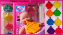 Baby Milk Bottle Vending Machine Learn Colors Play Doh Modelling Clay Nursery Rhymes For Kids