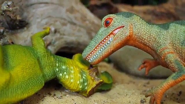 Динозавры. Тиранозавр против Спинозавра борьба за яйца гигантов. Мультики для детей - #26