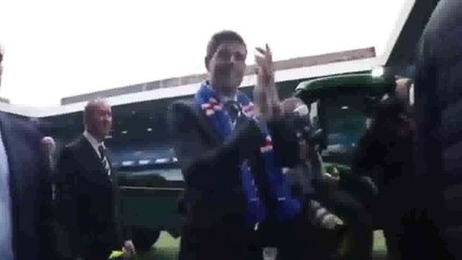 معارفه رسمی استیون جرارد سرمربی جدید تیم گلاسگو رنجرز