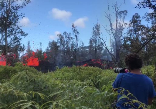 Lava Bubbles and Spatters in Leilani Estates Forest