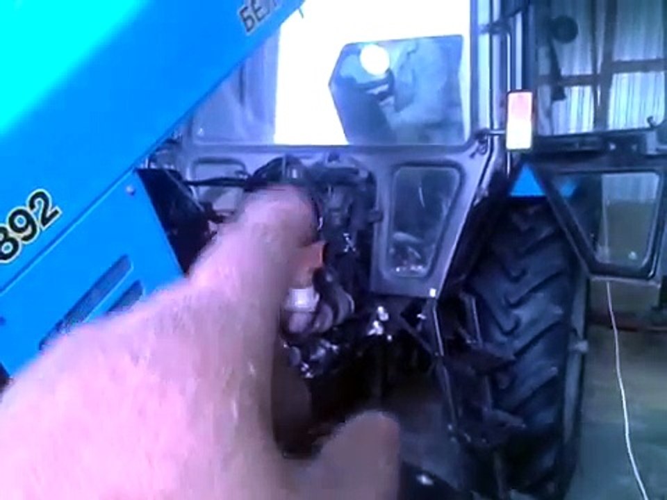 МТЗ з двигуном Мерседес пробний запуск