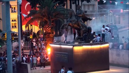 Hatay'da şampiyonluk kutlamaları
