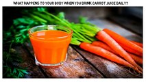 What Happens to Your Body When You Drink Carrot Juice Daily