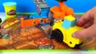 Play Doh Diggin Rigs saw mill Lifty the forklift Construction Vehicles in ion by DisneyToysReview