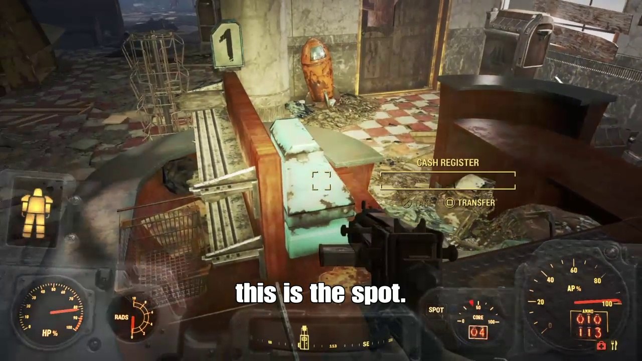 Fallout 4 : Super Duper Mart - unlimited experience - skillmag