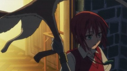 Chise Turns into a Fox - Mahoutsukai no Yome Episode 13