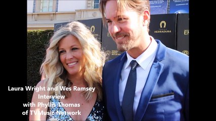 Laura Wright and Wes Ramsey of General Hospital Red Carpet Interview