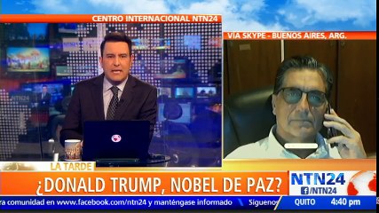 “Nunca le daría el Nobel de paz a alguien que utiliza la fuerza y la amenaza para alcanzarla”