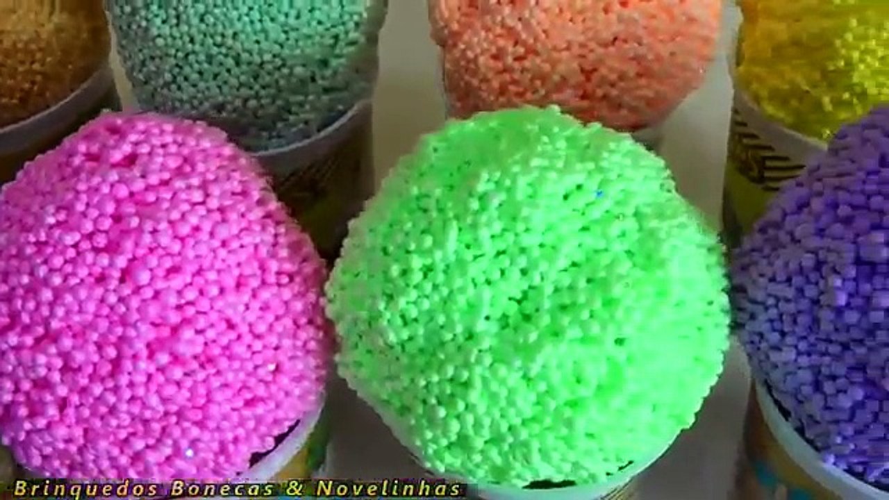 Chaves Copos Surpresas Peppa Pig Massinha de Espuma Foam Clay toy Masha Surprise Scooby Doo Eggs