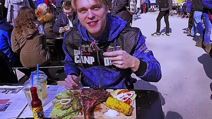 1,5KG STEK TOMAHAWK W B.B.KINGS (+ BURGER 357,000 SHU) | [Epic Cheat Meal]