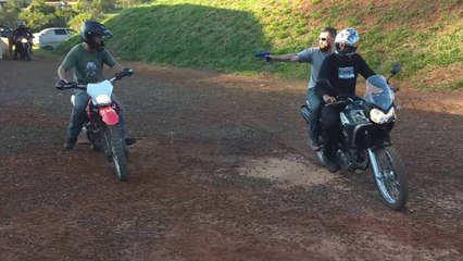 Veja como foi o curso de Defesa Armada para Motociclistas