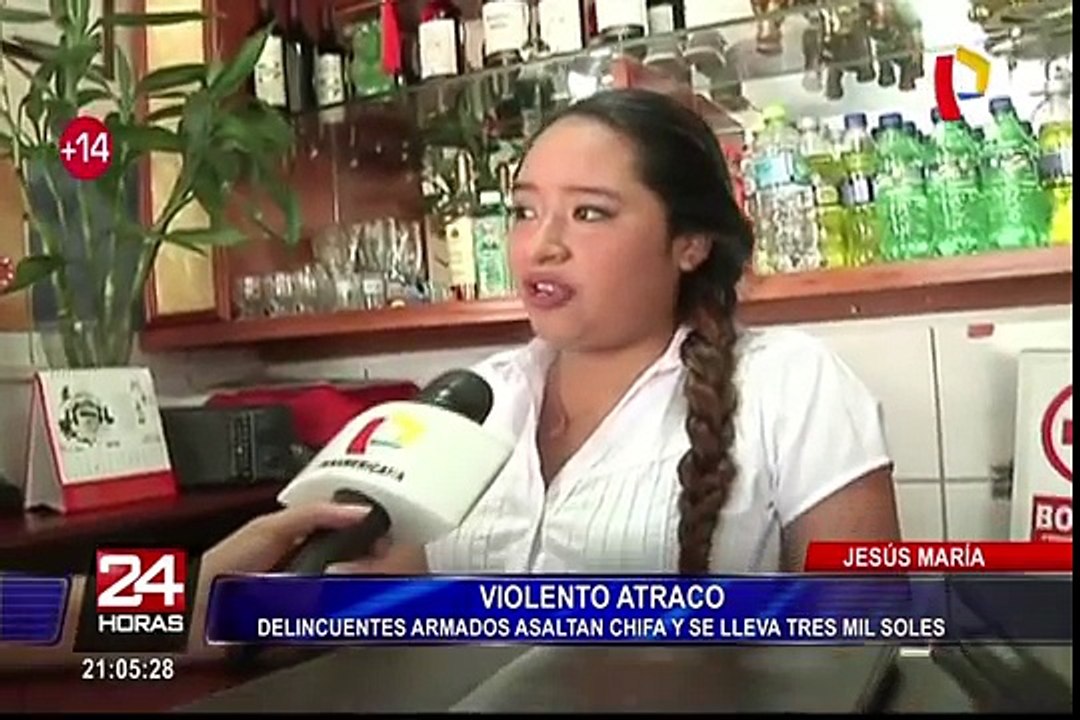 Jesús María: cámaras de seguridad registran asalto a chifa