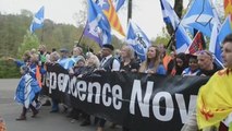Miles de escoceses reclaman un nuevo referéndum de independencia