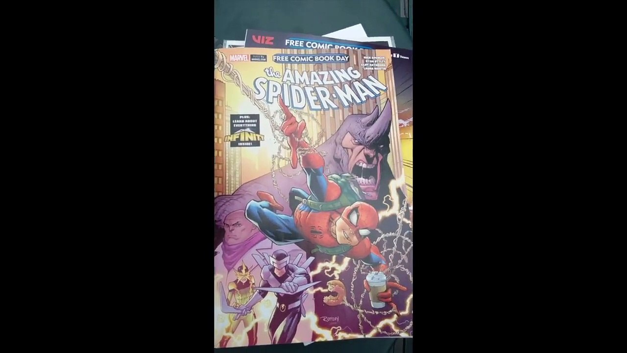 FCBD Free Comic Book Day Haul 2018