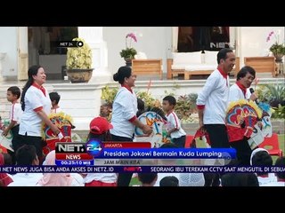 Presiden Jokowi Bermain Kuda Lumping -NET24