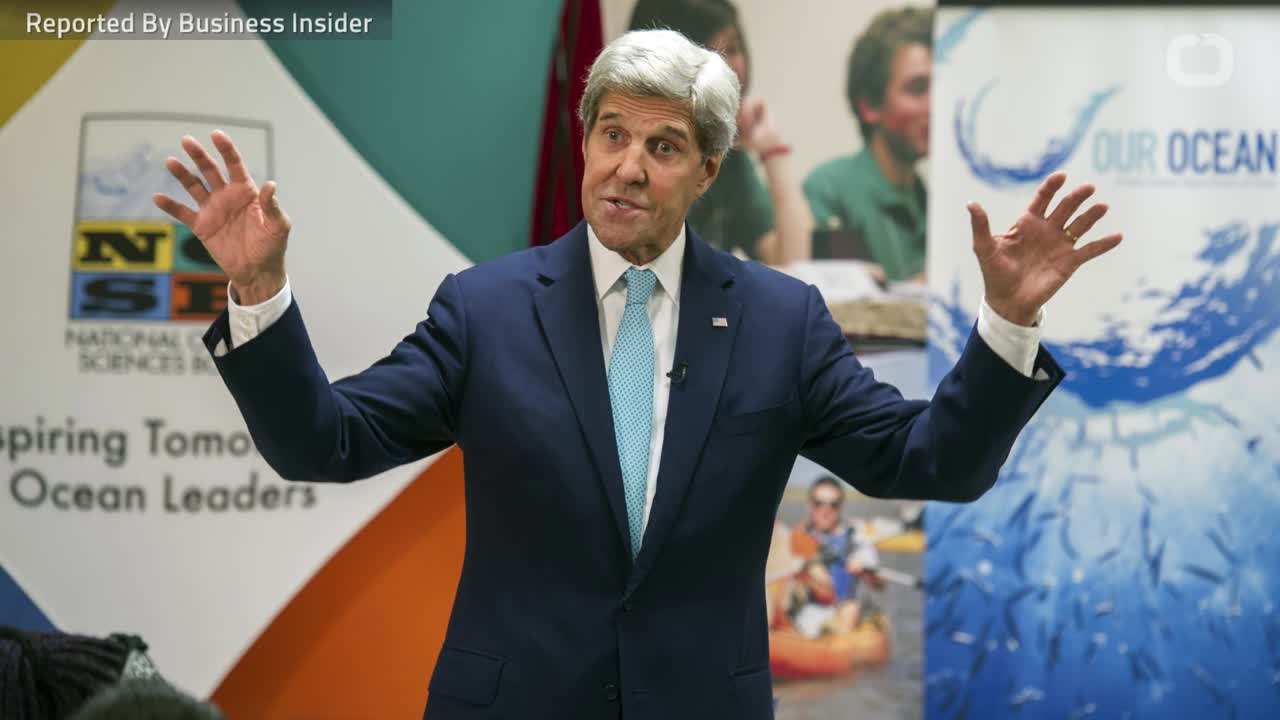 Former Secretary Of State Holds Talks With Iran & EU Leaders To Save Nuclear Deal