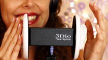 ASMR Whispering Q & A, Gentle 3Dio Ear Massage, Relaxing Ear to Ear Whisper for Sleep