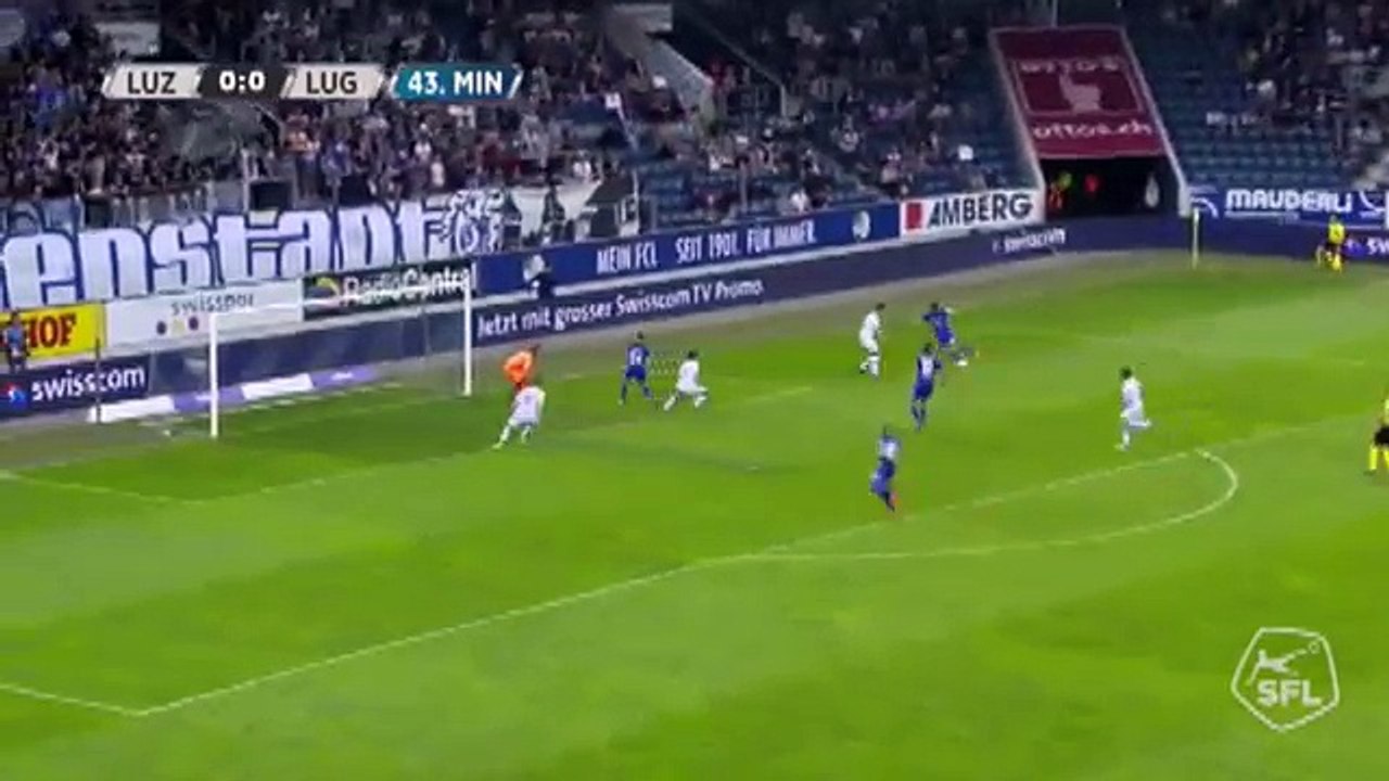 Luzern 1:0 Lugano ( Switzerland. Super League. 5 May 2018)