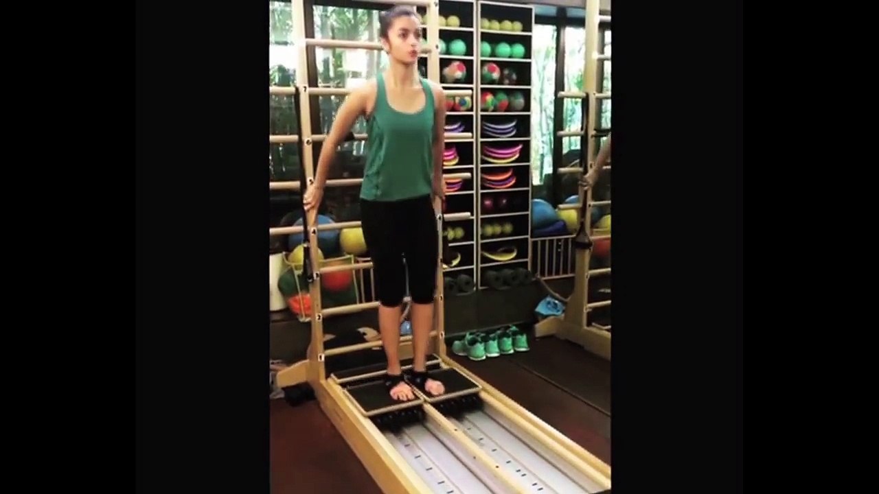 Alia Bhatt Butt Workout In Gym
