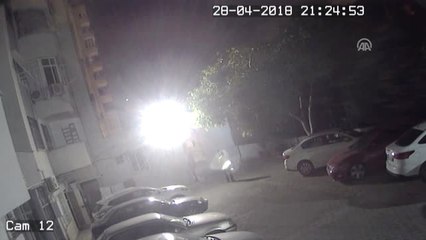 Kapıcının Darbedilmesi Güvenlik Kamerasına Yansıdı