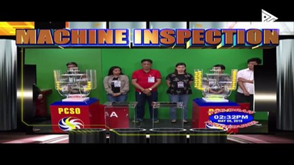 PCSO 4 PM Lotto Draw, May 6, 2018