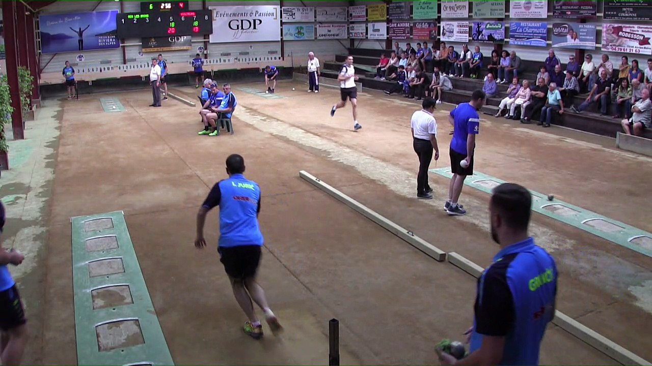 Troisième tour, premier tir progressif, Aix-les-Bains contre Sokol Split, tour préliminaire retour, 29ème Coupe d'Europe des Clubs, Aix-les-Bains 2018