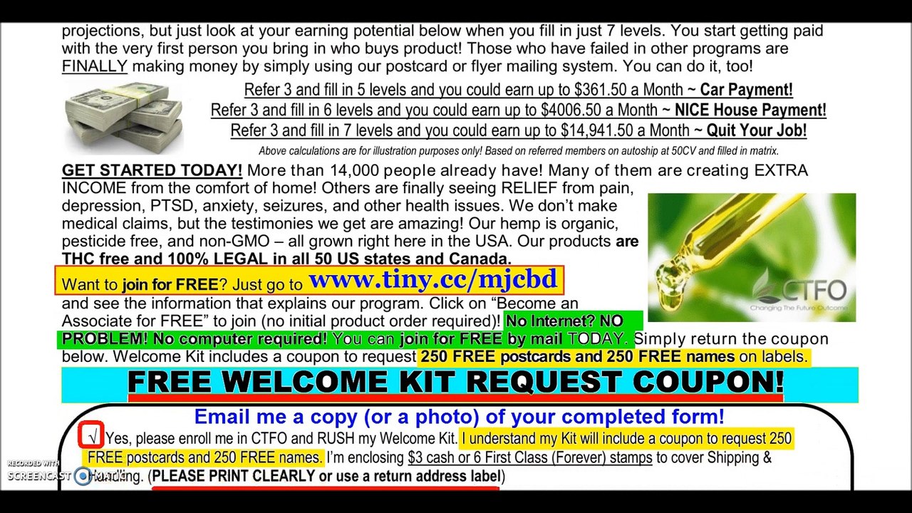 MAKE MONEY MAILING POSTCARDS RESIDUAL INCOME PART 2