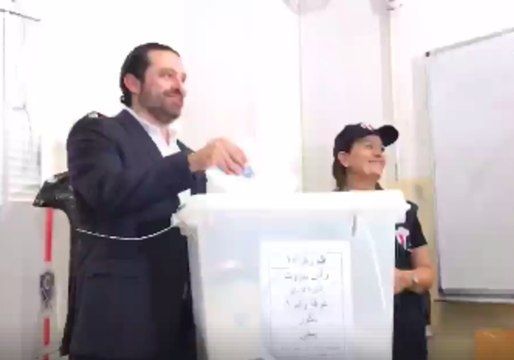 Lebanese Prime Minister Casts Vote in Country's Parliamentary Elections