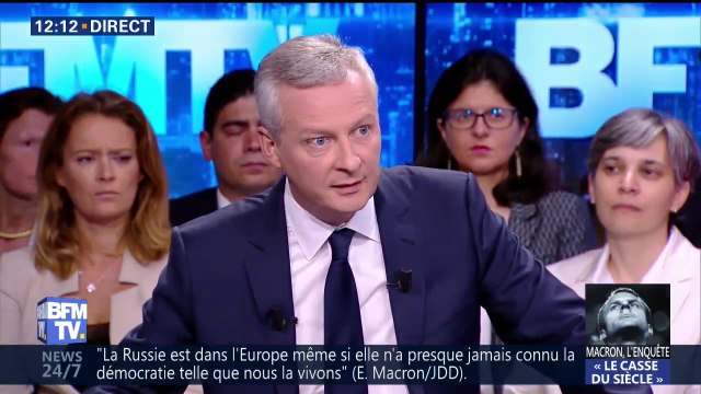 Ses propos sont choquants (…) Il aurait pu s’abstenir. Bruno Le Maire réagit aux propos de Donald Trump sur le Bataclan