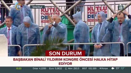 Başbakan Binali Yıldırım konuşuyor