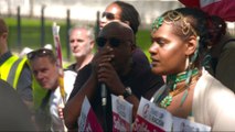 Windrush protesters march against deportation policy