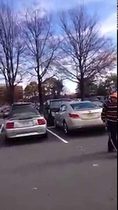 Old man wanted this guy's parking spot, but he politely told him he didn't plan on leaving for some time.  He then showed the old man an empty spot a few spaces