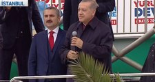 Cumhurbaşkanı Erdoğan, Alandaki Kalabalığı Görünce Mest Oldu