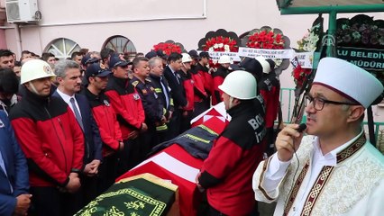 Şehit itfaiye erleri son yolculuğuna uğurlandı - BOLU