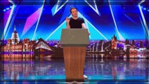 Comical Impressionist Takes on TRUMP on Britain's Show Talent 2018