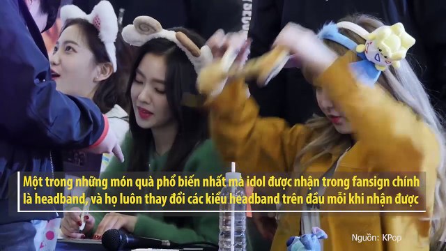 Những món quà “độc nhất vô nhị” mà các Idol Hàn từng được nhận trong buổi fansign