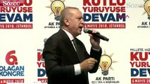 Cumhurbaşkanı Erdoğan İstanbul'da AKP kongresinde konuştu