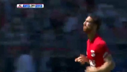 گل اول و دیدنی علیرضا جهانبخش بازیکن آلکمار به زووله