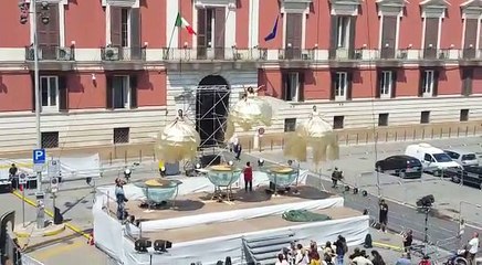 Bari: gli emozionanti preparativi per il corteo di San Nicola