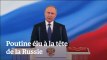 Vladimir Poutine réélu à la tête de la Russie