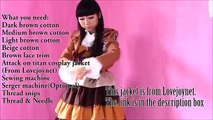 Anime Inspired Cosplay DIY : Sew Attack on Titan Inpired Dress/Costume(Easy)