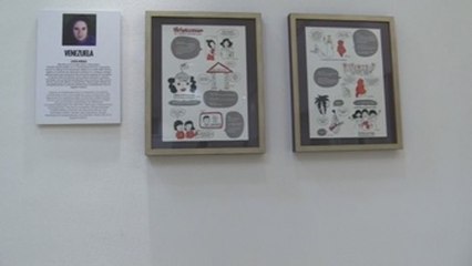 Ibero-American caricaturists exhibit works in Vienna