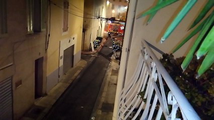 Aubagne : un immeuble a pris feu la nuit dernière