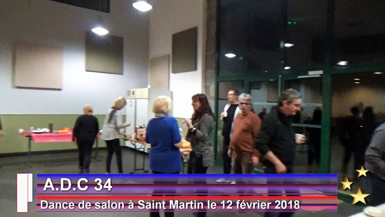 Danse de salon - 12 février 2018 - Soirée conviviale