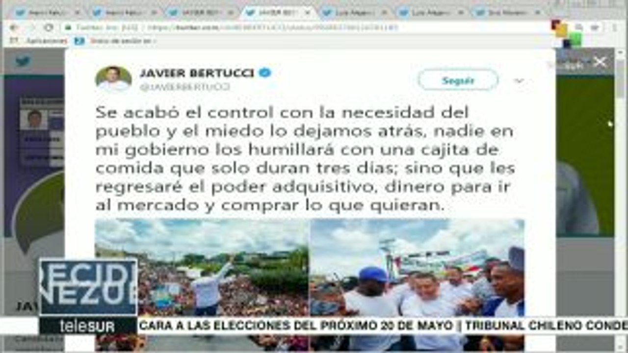 Venezuela: continúan campañas rumbo a votaciones del 20M