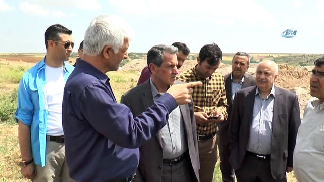 Adıyaman’da korkutan heyelan...Heyelan bölgesi havadan görüntülendi