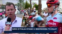 i24NEWS DESK | Giro d'Italia stage 3: Beersheba to Eilat | Sunday, May 6th 2018