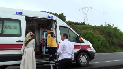 Zonguldak'ta trafik kazaları: 8 yaralı
