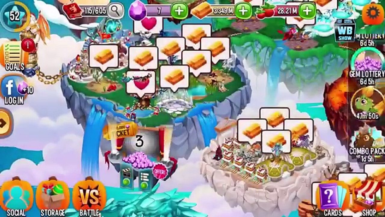 Win 1 Million Gems Lottery in Dragon City