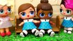 LOL Dolls Are New Cheerleaders at School - Baby Doll Play w/ L.O.L Surprise and Calico Critters Toys